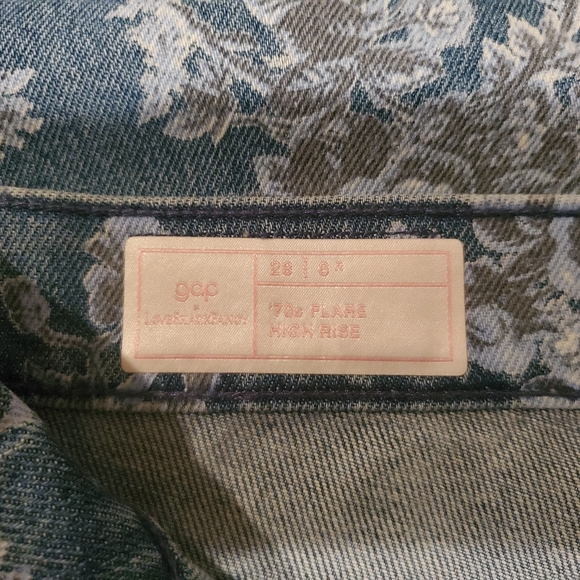 Gap Love Shack Fancy Floral Jeans NWT - Picture 4 of 4